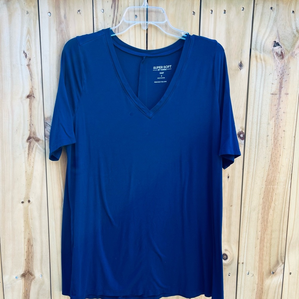 Torrid Navy Blue Tunic Shirt